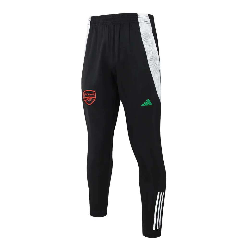 Conjunto Arsenal Zíper Curto Treino Preto 2024/25
