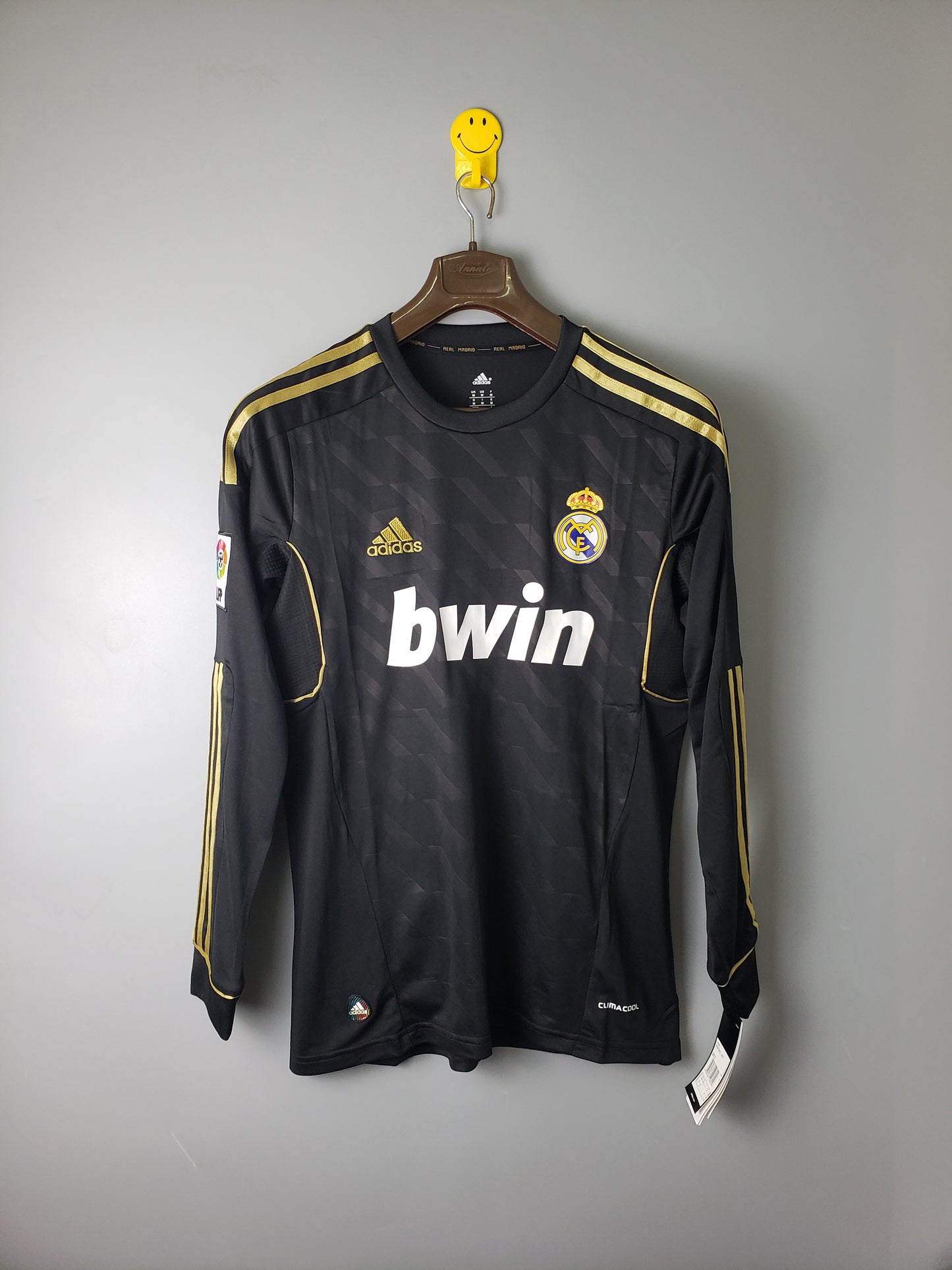 Retrô manga longa Real Madrid 2012