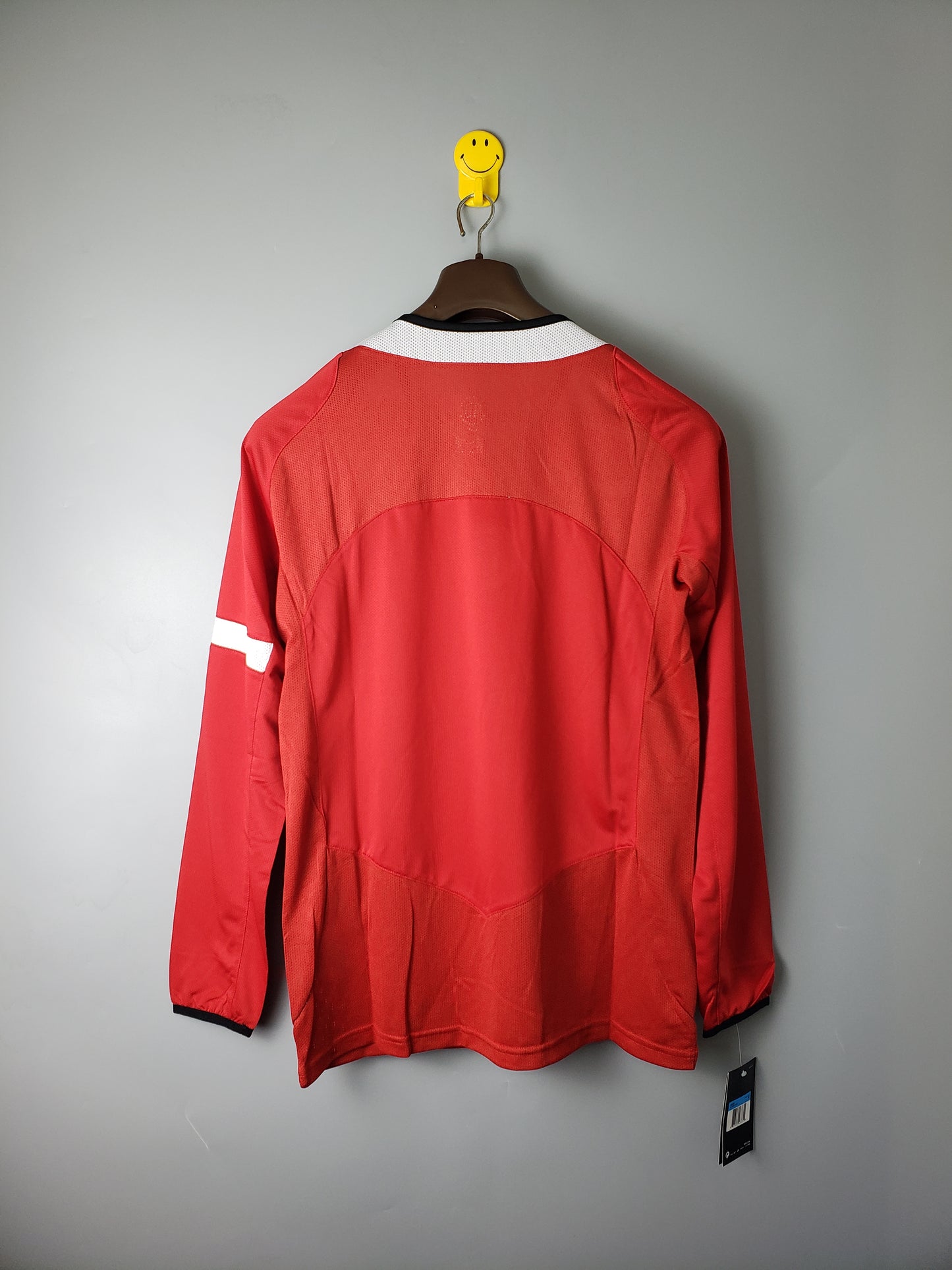 Retrô manga longa Man Utd 2005