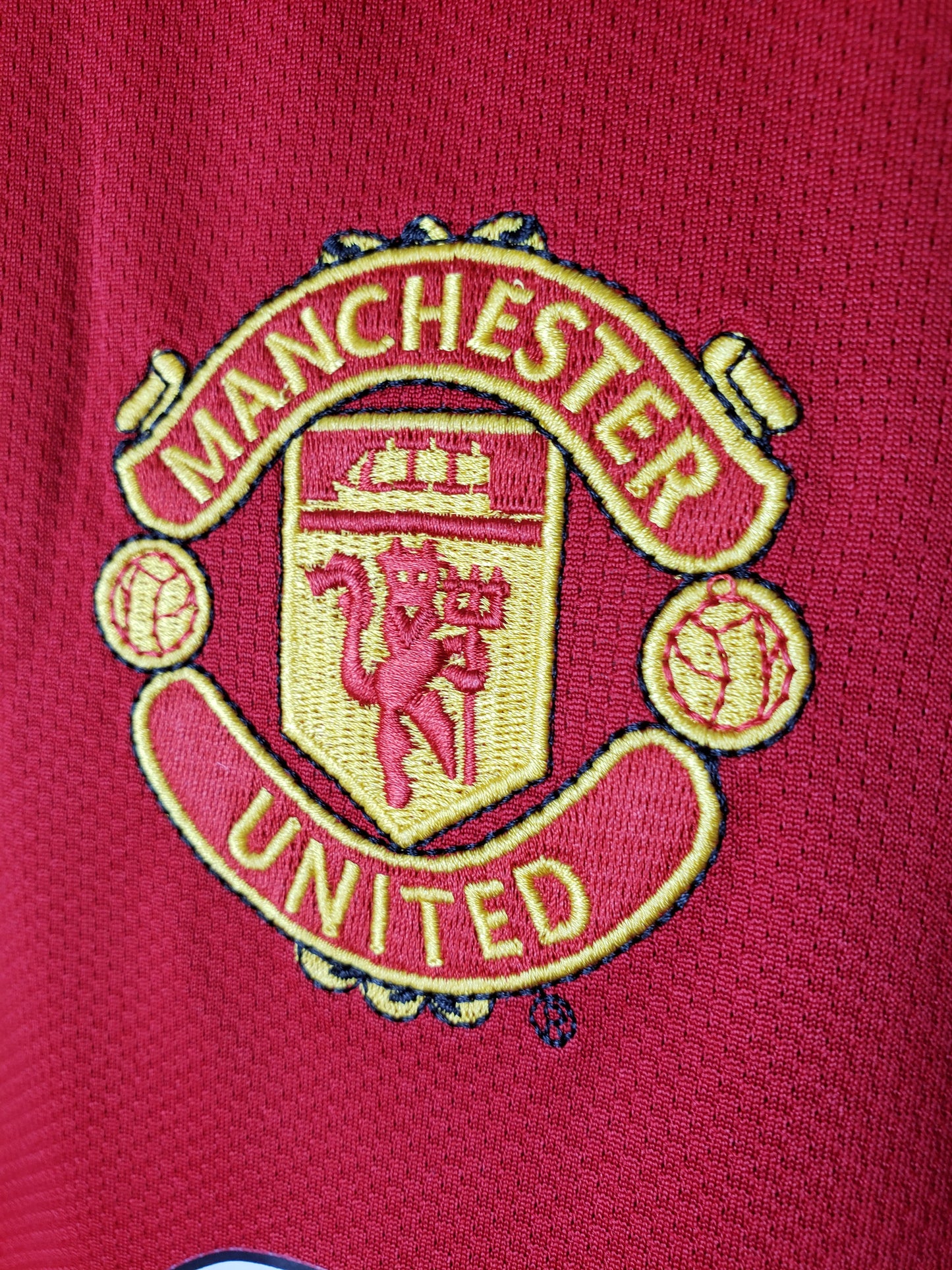 Retrô manga longa Man Utd 2005