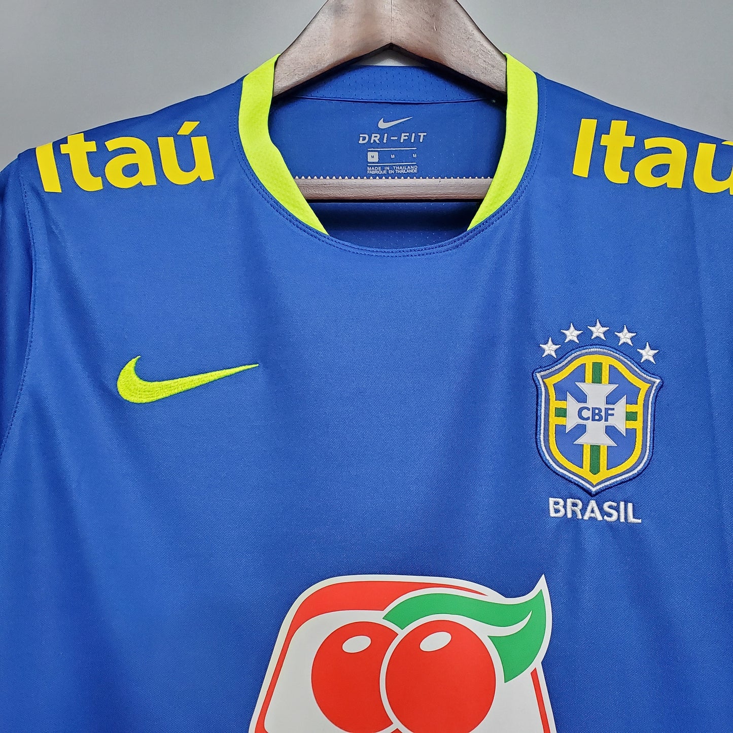Conjunto de Treino Brazil Fluorescent blue