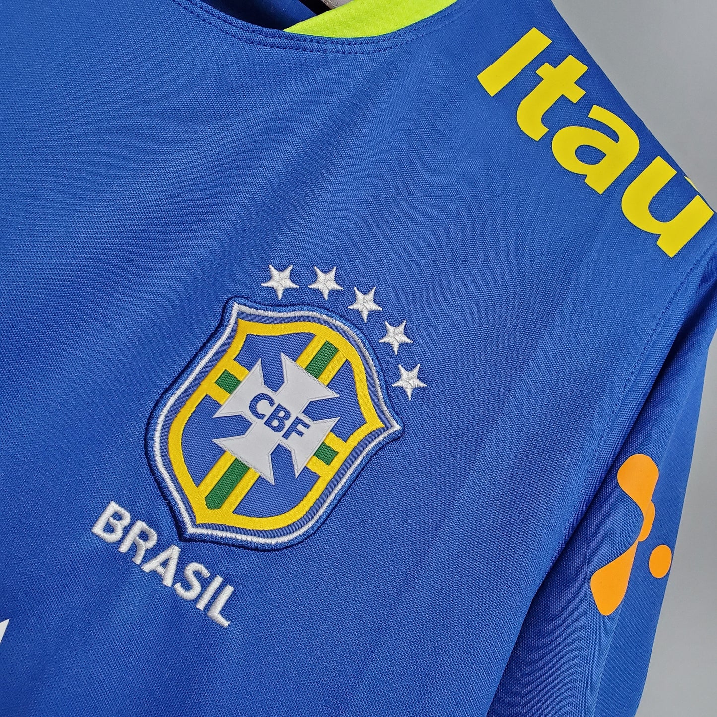 Conjunto de Treino Brazil Fluorescent blue