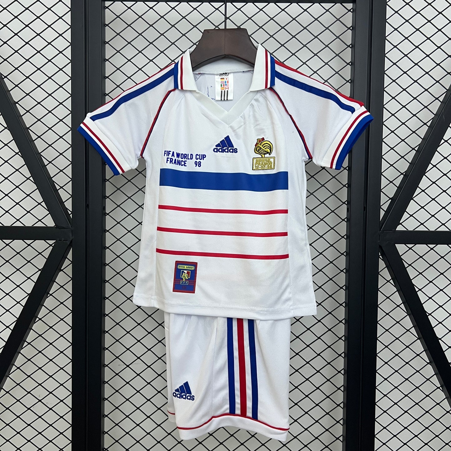 Kids Retrô França 1998 away
