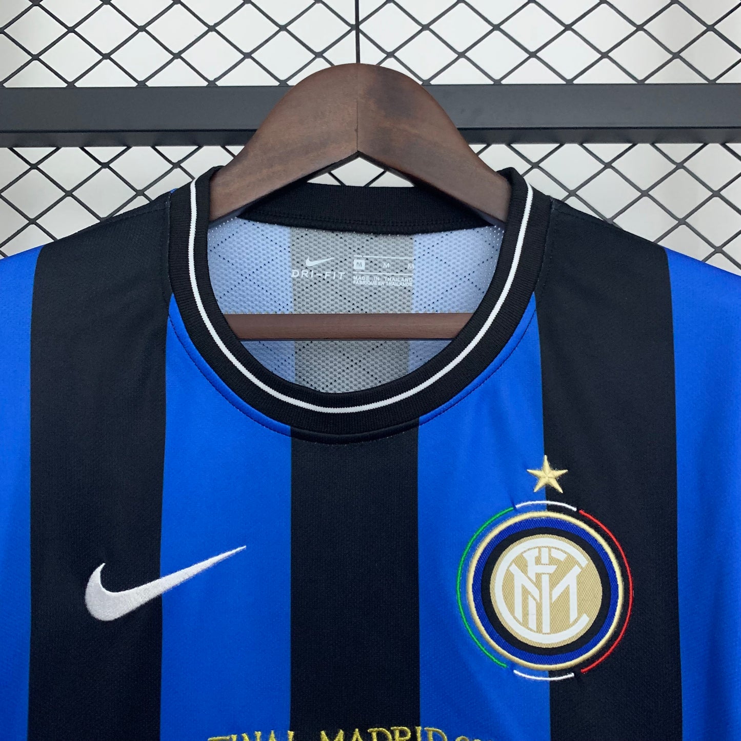 Retrô manga longa inter Milan 09/10