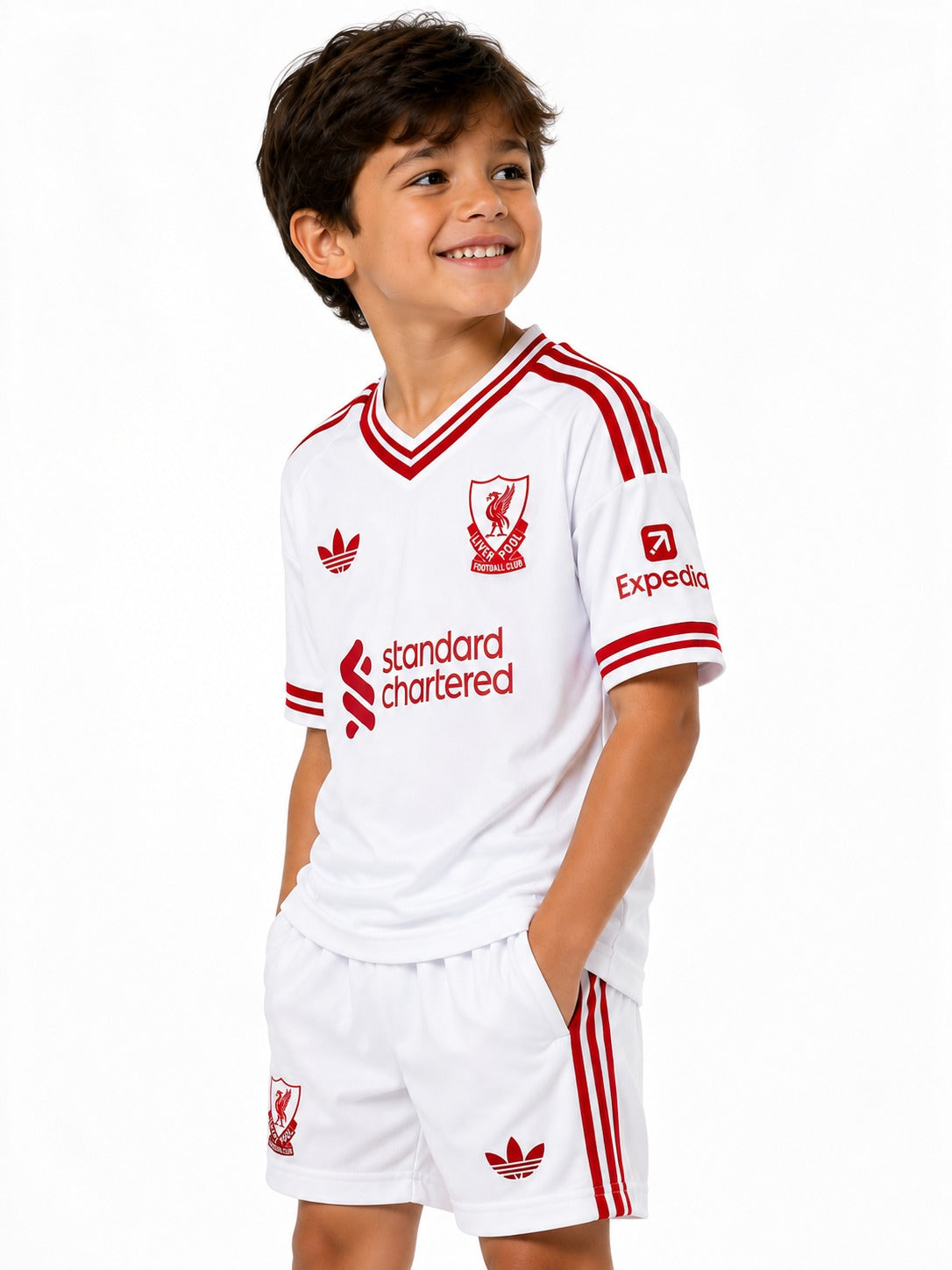 Camisa Kids Adidas Liverpool FC Away 26/27 Torcedor