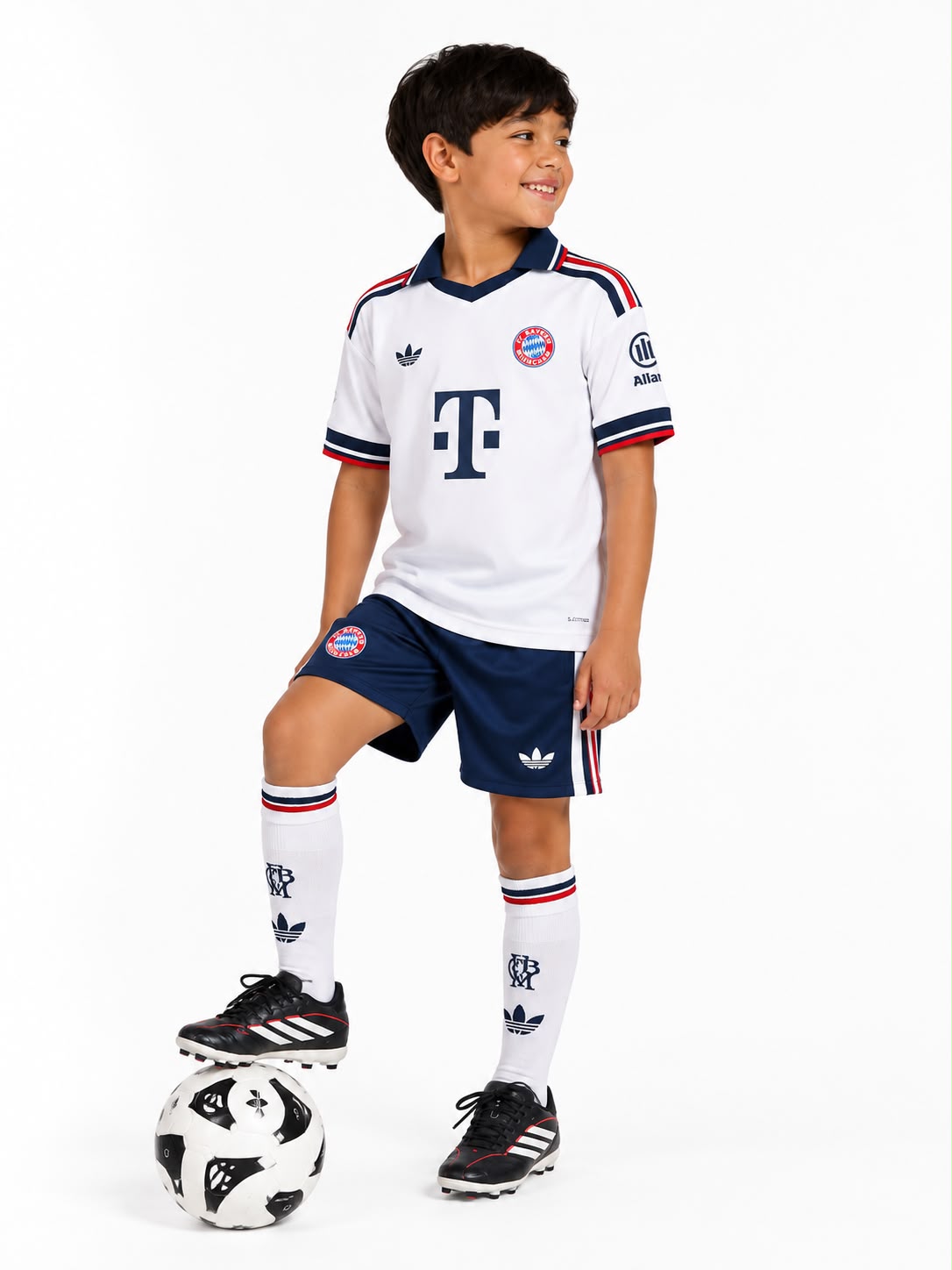 Conjunto Infantil adidas Bayern de Munique 26/27 away Torcedor