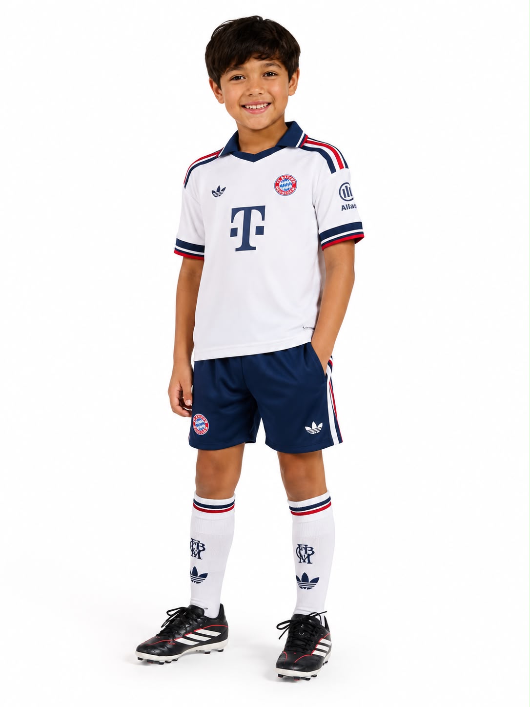 Conjunto Infantil adidas Bayern de Munique 26/27 away Torcedor