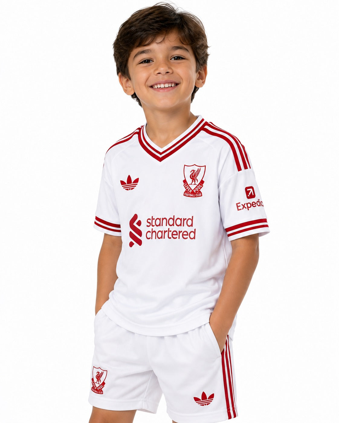 Camisa Kids Adidas Liverpool FC Away 26/27 Torcedor
