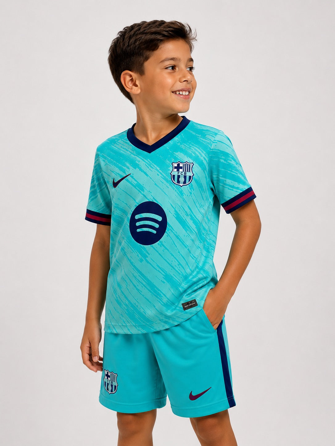 Conjunto Infantil Nike Barcelona 26/27 Third