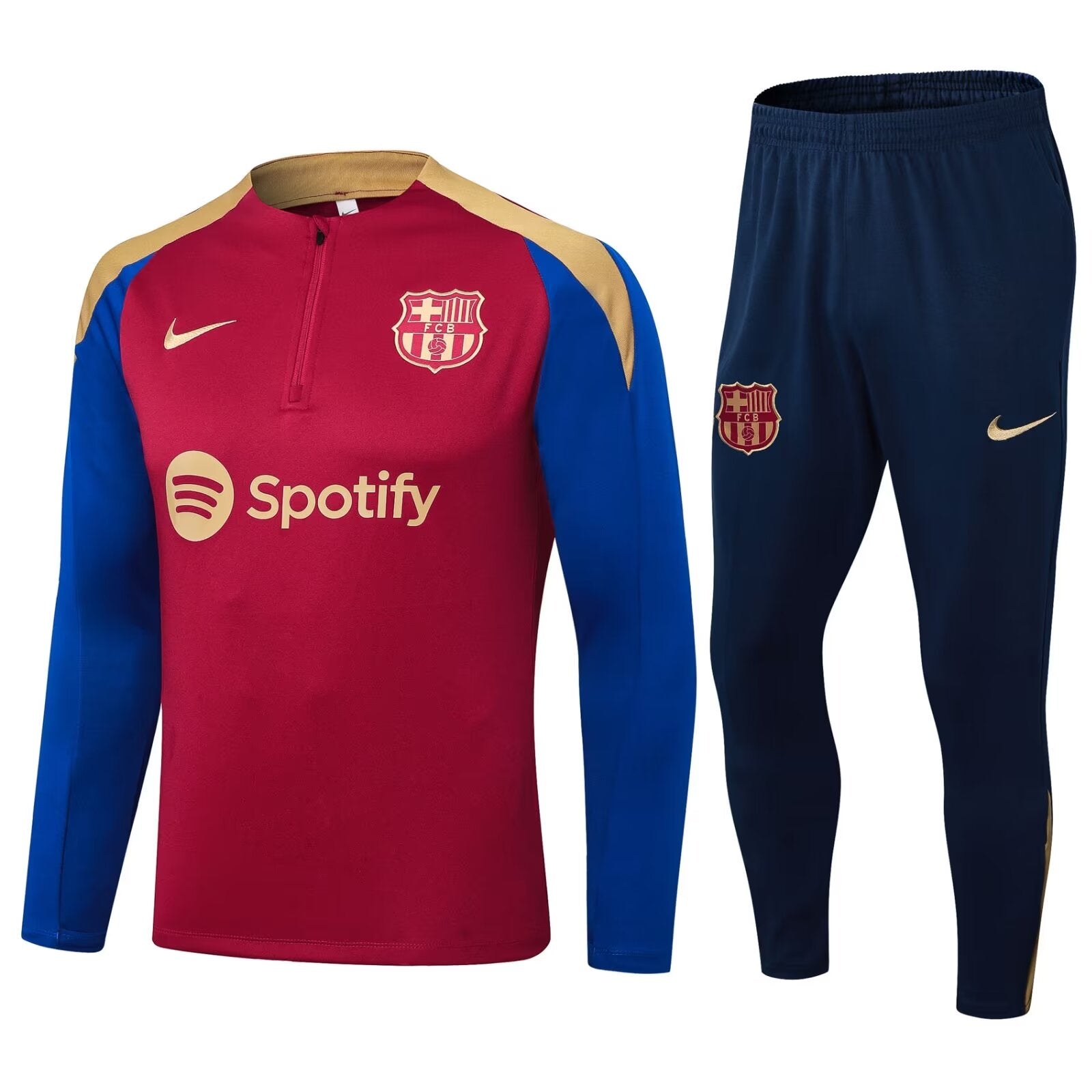Conjunto Barcelona Zíper Curto Vermelho