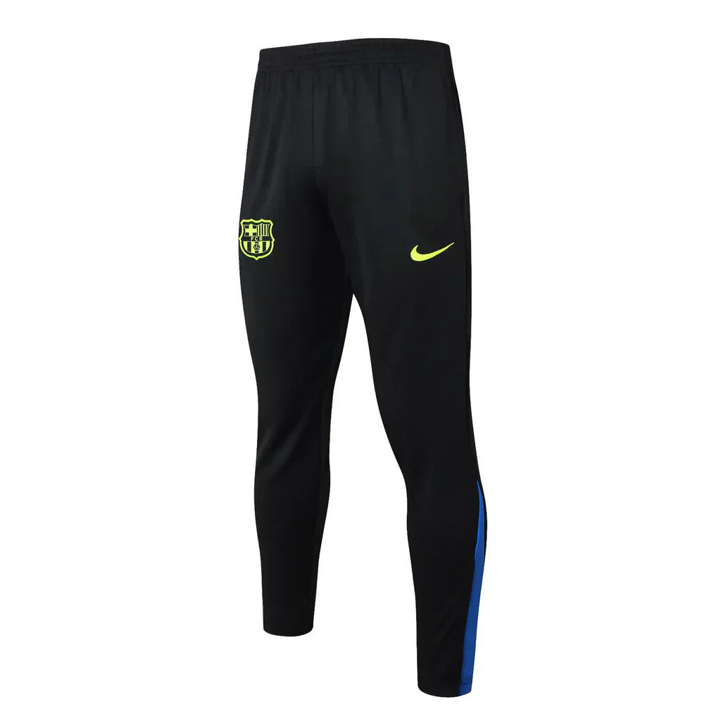 Conjunto Barcelona Zíper Curto Treino Azul 2024/25