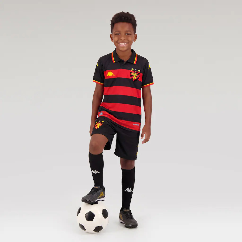 Conjunto do Sport CIub do Recife I 26/27 Kappa Torcedor Infantil