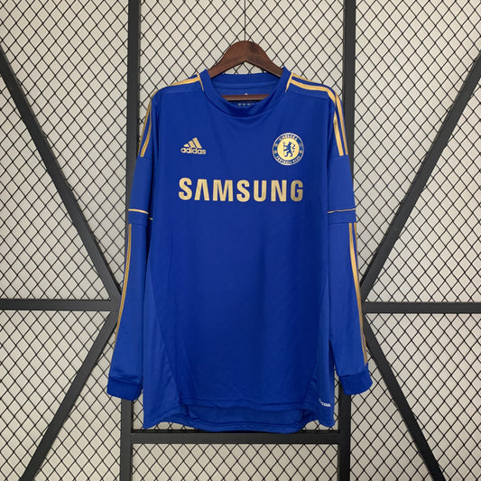 Retrô manga longa Chelsea 12/13