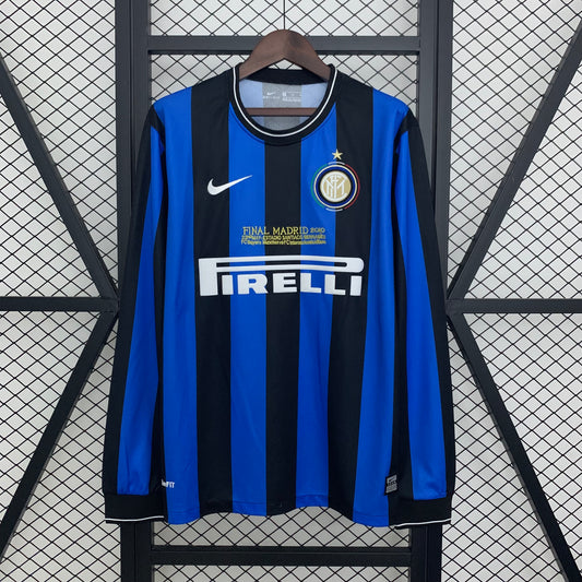 Retrô manga longa inter Milan 09/10