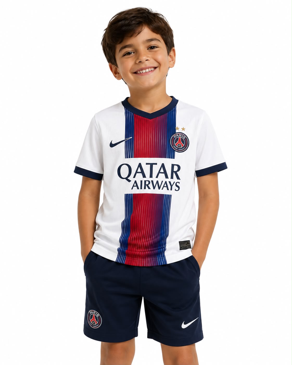 Conjunto infantil psg away 26/27